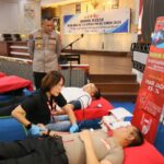 Humas Polda Sulut Gelar Bakti Kesehatan Donor Darah, Terkumpul 152 Kantong