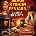 Mertua yang Melampaui Batas Bisa Dipidana, Ancaman 3 Tahun Penjara dan Denda Rp.9 Juta
