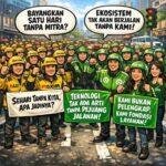 Pengemudi Ojek Online Keluhkan Kebijakan dan Besarnya Potongan Aplikasi Grab Indonesia