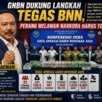 GNBN Dukung Langkah Tegas BNN, Perang Melawan Narkoba Harus Total