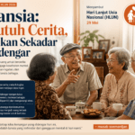 Lansia Tak Hanya Butuh Didengar, Tapi Juga Ruang untuk Bercerita