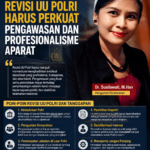 Dr. Susilawati, M.Han Nilai Revisi UU Polri Harus Perkuat Profesionalisme dan Pengawasan Institusi
