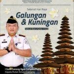 Kepala Rutan Kelas I Cipinang Sampaikan Ucapan Selamat Hari Raya Galungan dan Kuningan 1948 Saka