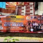 FPK Jakarta Barat Pasang 9 Banner Ucapan HUT ke-499 DKI Jakarta di Wilayah Jakarta Barat