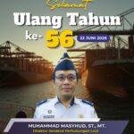 Dirjen Perhubungan Laut Muhammad Masyhud Rayakan Hari Ulang Tahun ke-56, Doa dan Harapan Mengalir untuk Kemajuan Maritim Indonesia