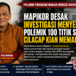 Mapikor Desak Investigasi Menyeluruh, Polemik 100 Titik SPPG Cilacap Kian Memanas