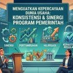 Program Pemerintah Sudah di Jalur Tepat, Butuh Konsistensi Untuk Kepercayaan Dunia Usaha