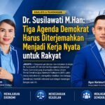 Dr. Susilawati M.Han: Tiga Agenda Demokrat Harus Diterjemahkan Menjadi Kerja Nyata untuk Rakyat
