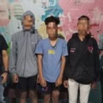 Tim Resmob Polsek Tikala Amankan para Pelajar Pelaku Tawuran dengan Senjata Tajam