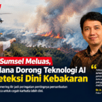 Karhutla Sumatra Selatan Meluas, Kun Wardana Dorong Pemanfaatan AI dan Satelit untuk Deteksi Dini